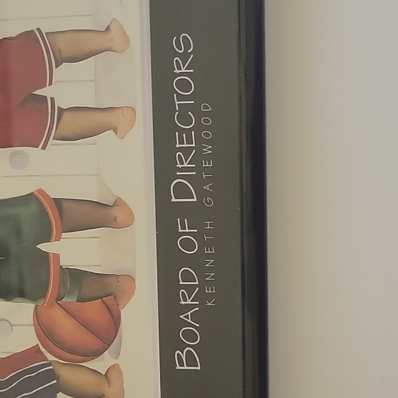 8" x 10" framed & signed picture "Board of Directors" by Kenneth Gatewood - Picture 2 of 3